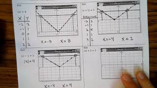 9 19 18 Wednesday Solving Absolute Value Equations