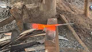 The hard life of a blacksmith in the village 🇬🇧new blacksmith work