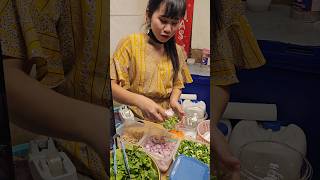 Amazing Street Food Live Shrimp Salad In Bangkok Jodd Fairs Night Market