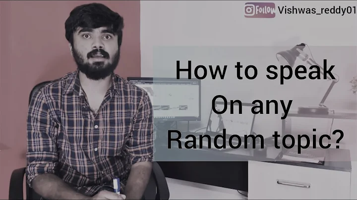 How to speak on any random topic | Just a Minute | Vishwas Reddy - DayDayNews