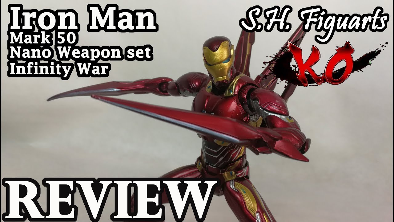 S.H. Figuarts Avengers IW - Iron Man Mark 50 Nano Weapon Set Bootleg ...