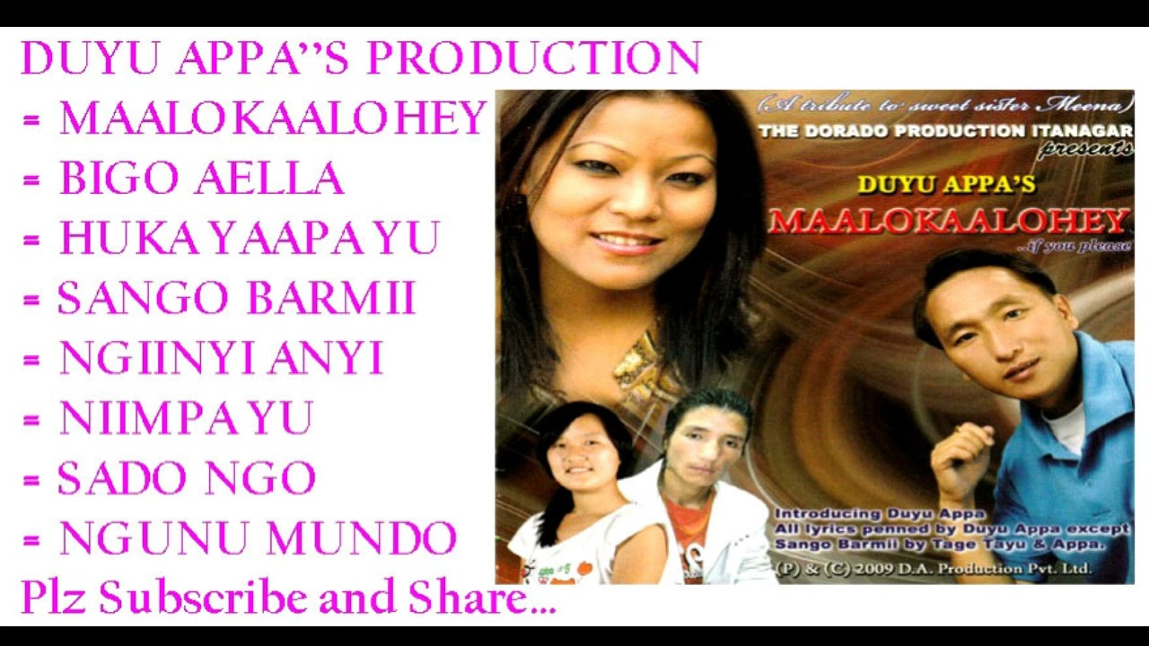 Apatani Songs l Audio Album   Maalokaalohey l All song collection l   Duyu Appas Production ll 