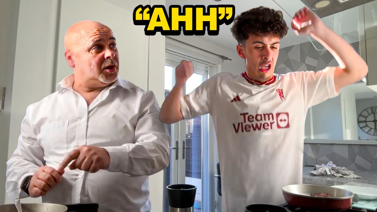 Bigbeno's Dad Teaches Him How to Cook..