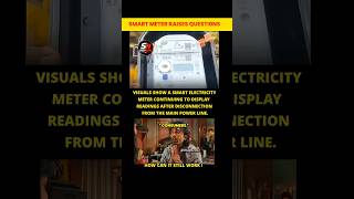 Electricity meter continues after power cutoff #snapnewzz#smartmeter #india#electricitymeter#reading