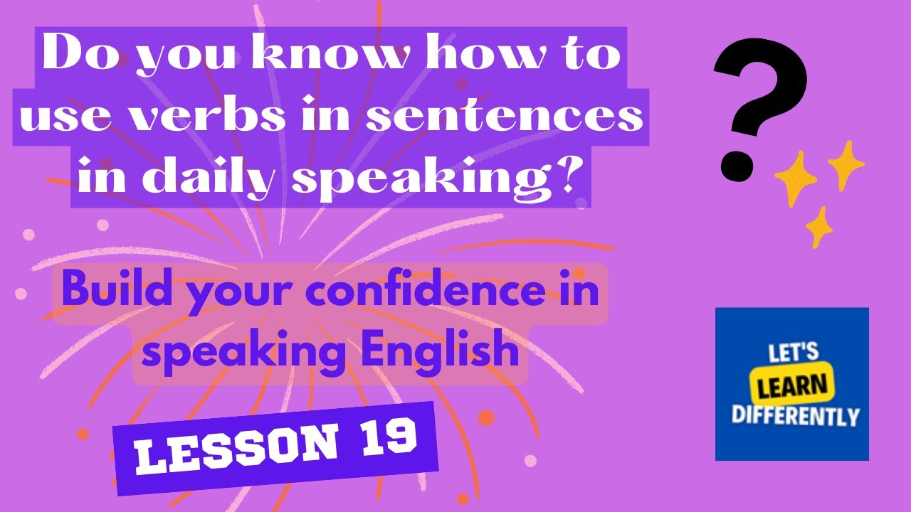 Most used verbs in daily speaking | English Speaking Course in Hindi ...