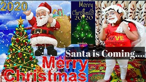 SantaClaus Surprise with Christmas Present|Senta is coming meet|2020#Gifts#Play#learnwithpriyanshi