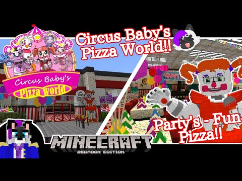 🥳Maptour por Circus Baby's Pizza World🥳🥳🎉