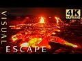 Real Lava - Relaxing Visuals and Sounds of Lava Flowing into the Ocean for Sleeping