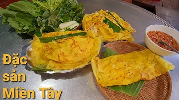 Bánh xèo củ hủ dừa Miền Tây. Vạn Nguyễn trổ tài chiên bánh