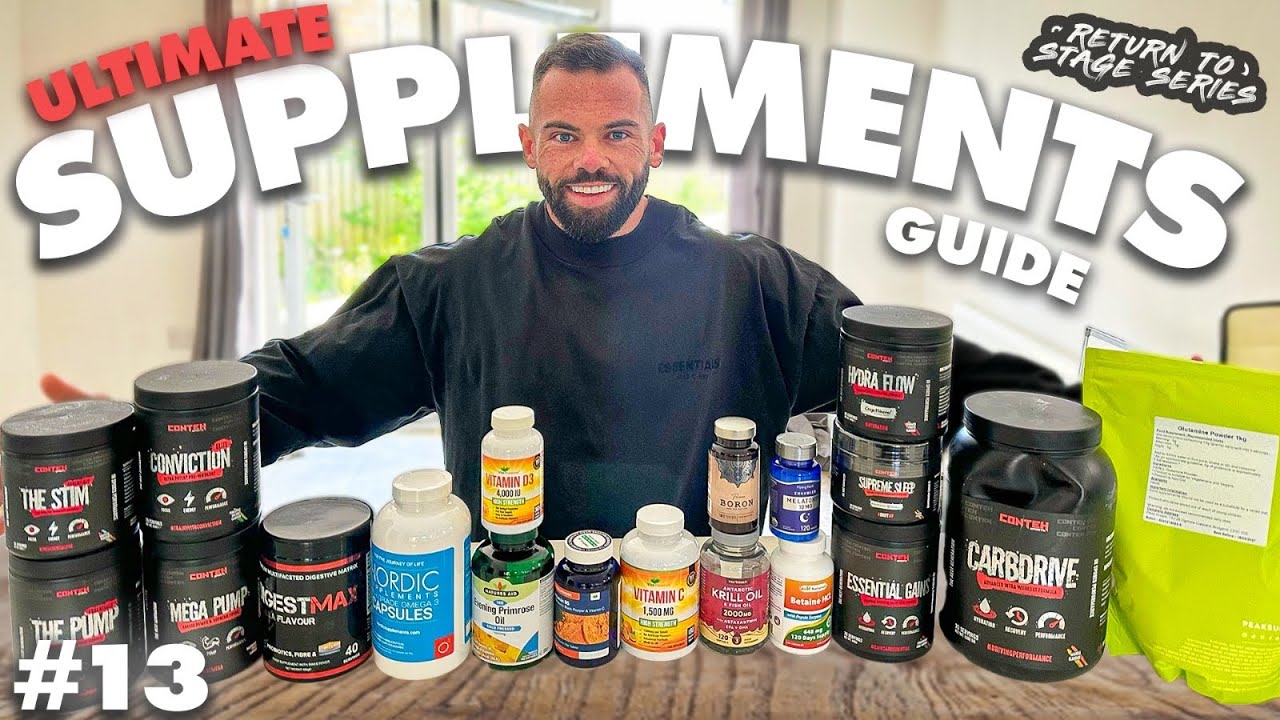 My top supplements to build muscle and lose body fat