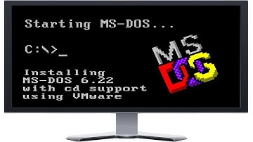 Installing MS-Dos 6.22 with CD Support in VMware Workstation/Player