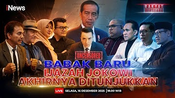🔴Rakyat Bersuara | Babak Baru, Ijazah Jokowi Akhirnya Ditunjukkan, Uncensored (16/12)
