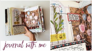 Junk Journal With Me - Ep 16 | Journaling Process Video