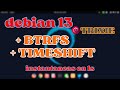 👉 ¡Debian 13 con Btrfs + Timeshift! 🔥 Instantáneas en segundos (XFCE rápido y seguro)