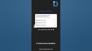 Deadline Chaos… SOLVED ⚖️ | The AI That Manages Your Legal Deadlines #shorts