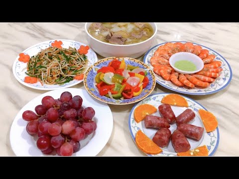 Video Mâm cơm ngon đơn giản cho gia đình chồng Đài Loan - youtube