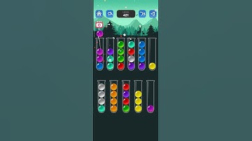 Walkthrough | Ball Sort Puzzle Level 421 #ballsortpuzzlegameplay
