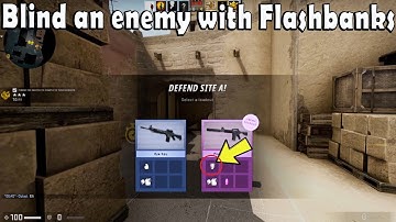 Blind an enemy with a flashbang in Retakes - Week 9 CSGO Operation Broken Fang Challenges Guide