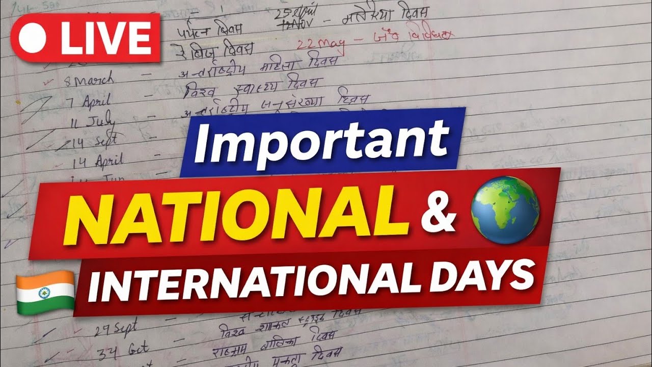 Important Divas #gk #upp #teachingexam #railwayexam #etc