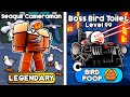 ONLY SEAGULLS In NIGHTMARE MODE In Toilet Tower Defense