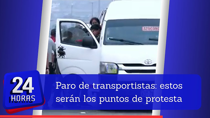 Paro de Transportistas: Puntos de concentración para la protesta de mañana