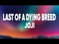 Joji - Last of a Dying Breed (Lyrics)