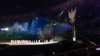 Pengibaran Bendera Merah Putih di Acara Opening Ceremony Asian Games 2018