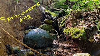 ✨💧ASMR Звуки воды|Весенние ручьи Sounds of water|Spring streams [relaxation,meditation] #асмр