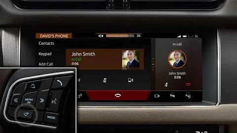 Jaguar XF InControl Touch Pro Steering Wheel Controls Tutorial