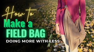 DIY Sling Bag with a bit of Cloth & Uncivilized Knots