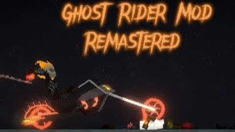 ||Ghost rider mod Remastered|| in (Melon Playground)