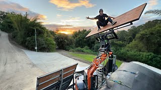 We Made A Wall-Ride For My Mega Ramp