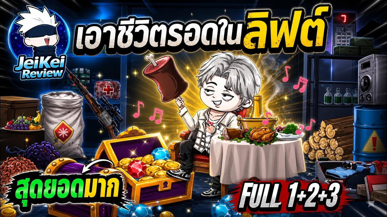 [Full ภาค 1 + 2 + 3] ติดอยู่ในลิฟต์นรก! เกมเอาชีวิตรอดในพื้นที่ปิดตายที่กฏคือ 