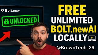The Hidden Way to Use Bolt.new AI Offline (100% Free Setup Guide) | Hidden Dev Trick Revealed!