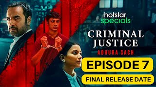 Criminal Justice: Adhura Sach The Breaking Point (TV Episode 2022) - IMDb