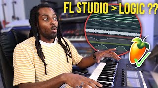 LOGIC PRO X PRODUCER TRIES FL STUDIO 20 AND MAKES AN INSANE DRILL BEAT *Best DAW Ever?*