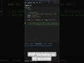 PHP Variables in 60 seconds #php #codingforbeginners