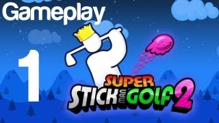 Super Stickman Golf 2 Gameplay Part 1 iOS Android | WikiGameGuides screenshot 2