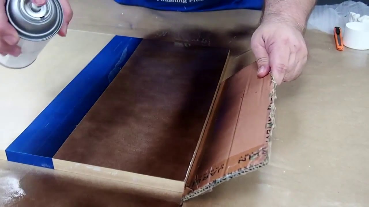 How to use the Aerosol Toner Stain Spray Can Kit YouTube