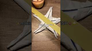 🥹🪸 DIY Cardboard Starfish ⭐️ Paper Craft Tutorial #diy #cardboard #papercraft