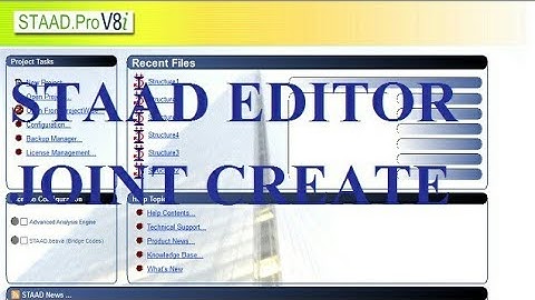 #how to create node joint #connection point in# Staad pro tutorial-05#