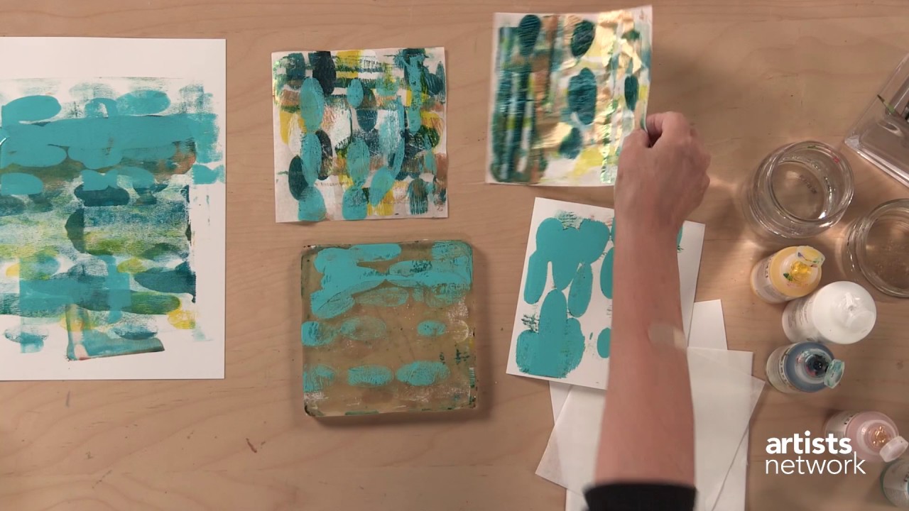 Acrylic Painting Techniques: Gelli Plate Prints with Chris Cozen 
