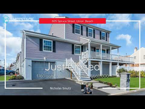 605 SPRUCE STREET, Union Beach, NJ home video tour