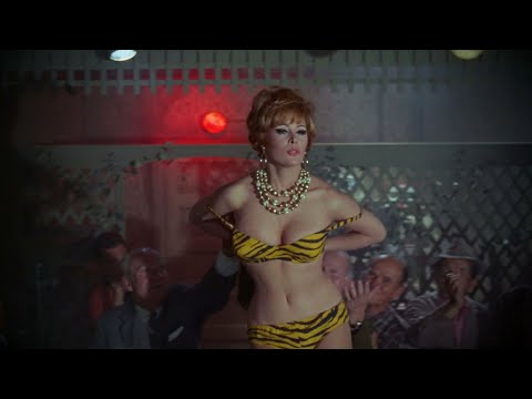 Jill St. John Sexy Striptease in Tiger Costume - The Oscar (1966)