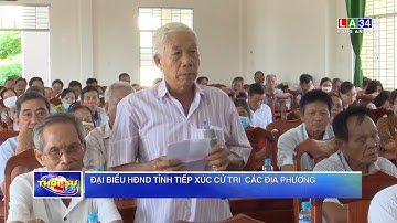 Đại biểu HĐND tỉnh, huyện tiếp xúc cử tri các địa phương | LONG AN TV