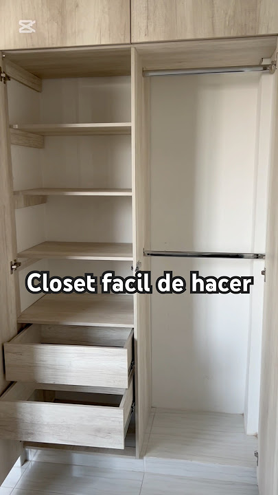 Closet fácil de hacer 🛠️ #asmr #diy #homedecor #roomdecor  #closetmodernos #closet #armário