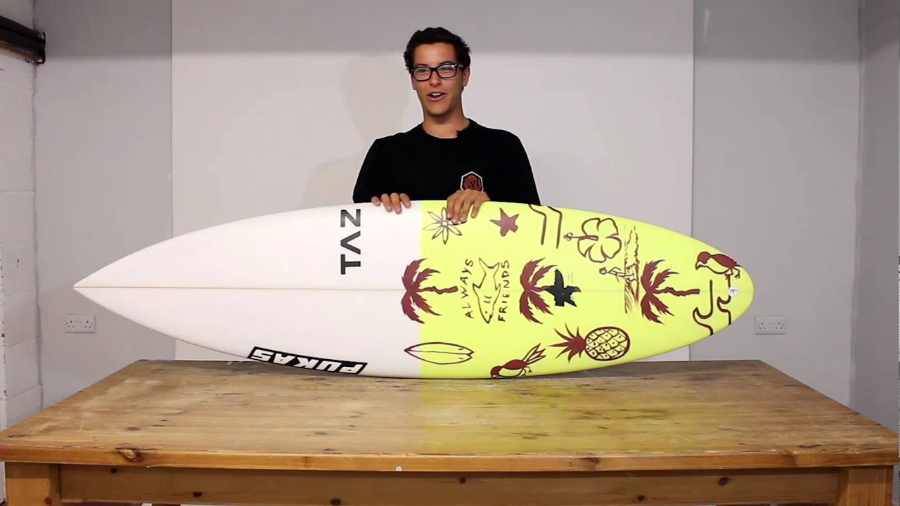Win a Custom Pukas Surfboard with TAZ
