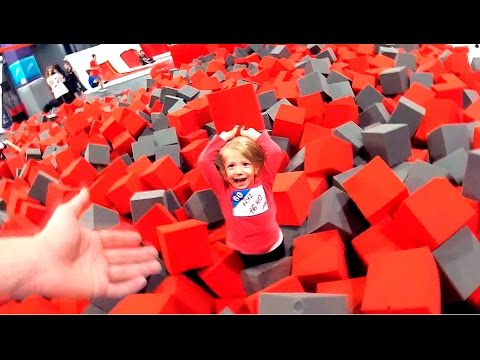 Батутный парк: Прыгаем в кубики, детские батуты и прыжковые батуты