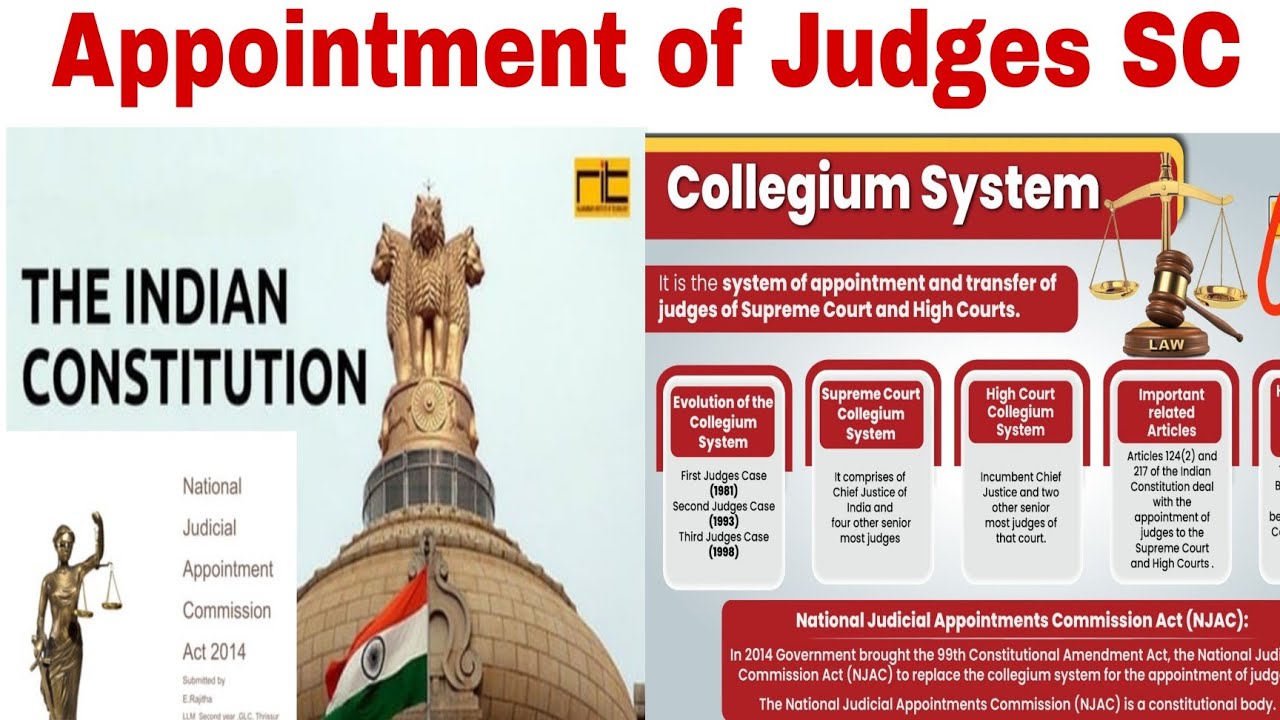 Appointment of Judges Supreme court and High court || First Judges case1981 , NJAC 2014 .