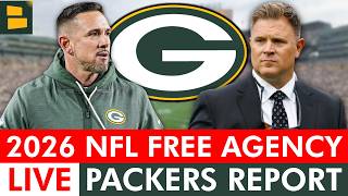Green Bay Packers 2026 NFL Free Agency LIVE - Day 1 | NFL Free Agency Tracker &amp; Packers News